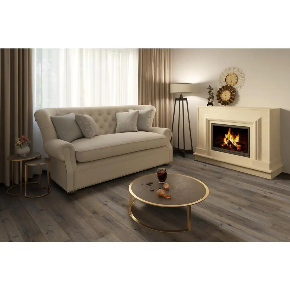 MSI Benson Hickory 12 MIL x 7.1 in. W x 48 in. L Click Lock Waterproof Luxury Vinyl Plank Flooring (23.8 sqft/case)