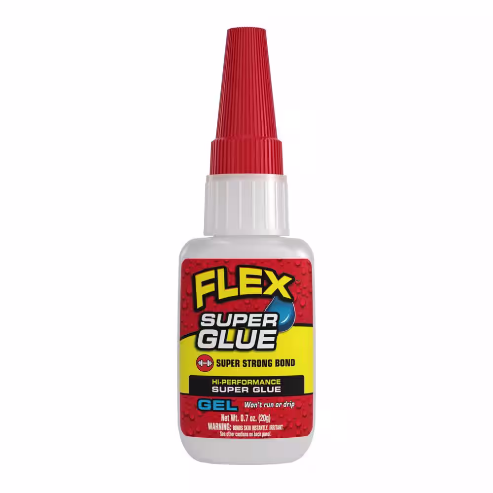 FLEX SEAL FAMILY OF PRODUCTS Flex Super Glue Gel 20g Bottle (8-Pack)