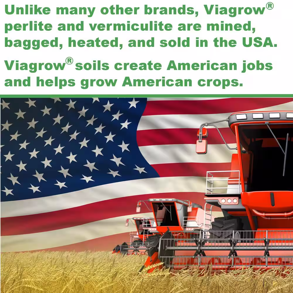Viagrow 29 Qt. Bag Organic Perlite and Vermiculite Planting Soil Additive Growing Medium (2-Pack)