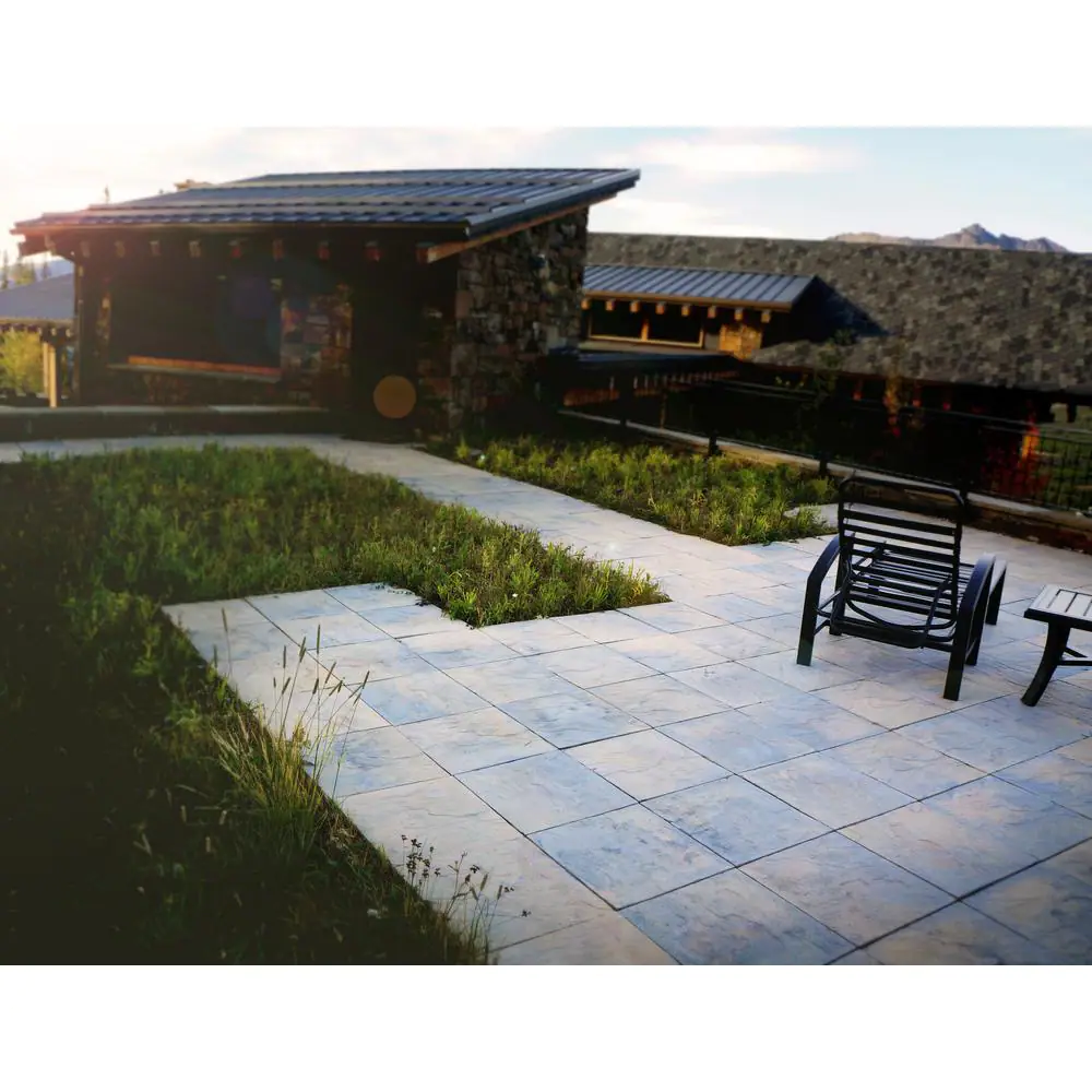 Nantucket Pavers Patio-on-a-Pallet 18 in. x 18 in. Concrete Tan Variegated Traditional Yorkstone Paver (64 Pieces/144 Sq Ft)