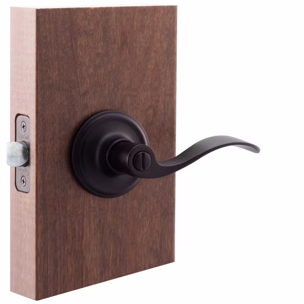 Copper Creek Colonial Black Bed/Bath Door Handle