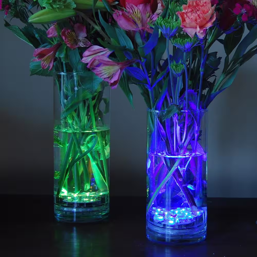LUMABASE Multi-Color LED Lights with Remote (2-Pack)