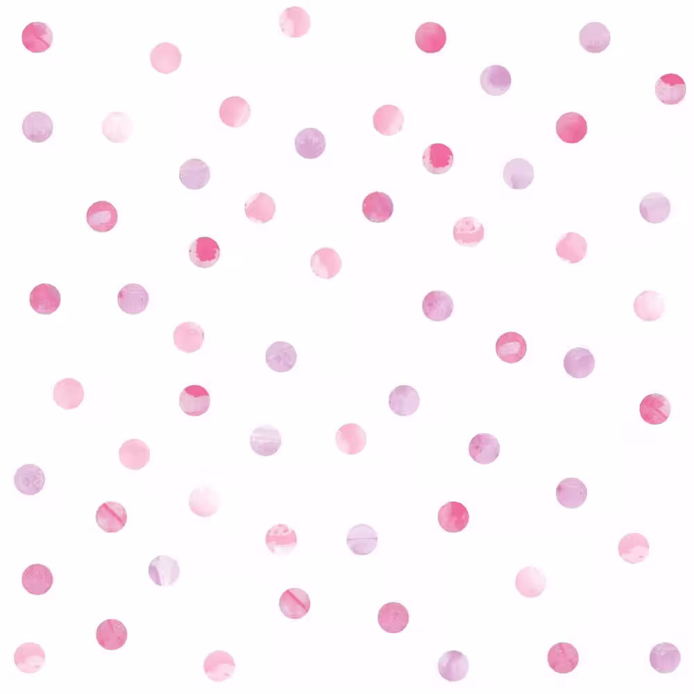 WallPops Pink Watercolor Dots Wall Art Kit