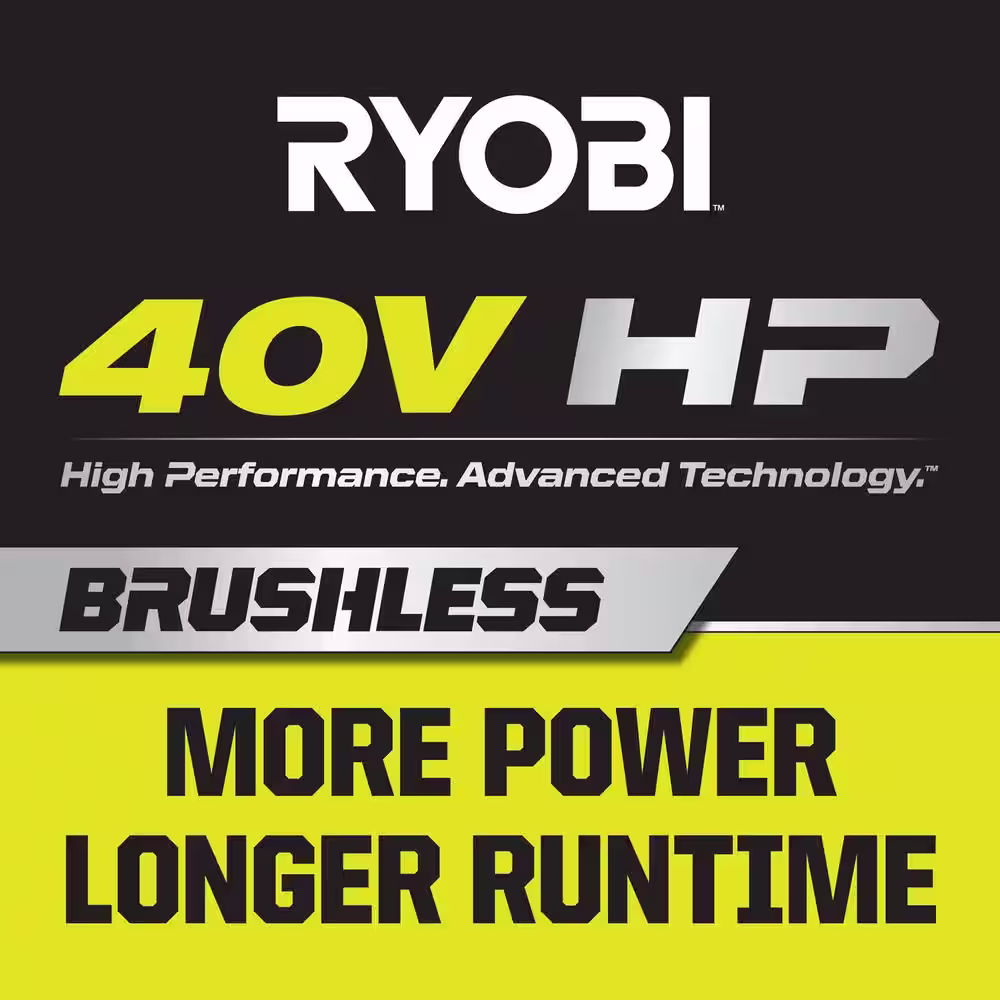 RYOBI 40V HP Brushless 20 in. Cordless Battery Walk Behind Push Mower & Blower with (2) Batteries and Charger