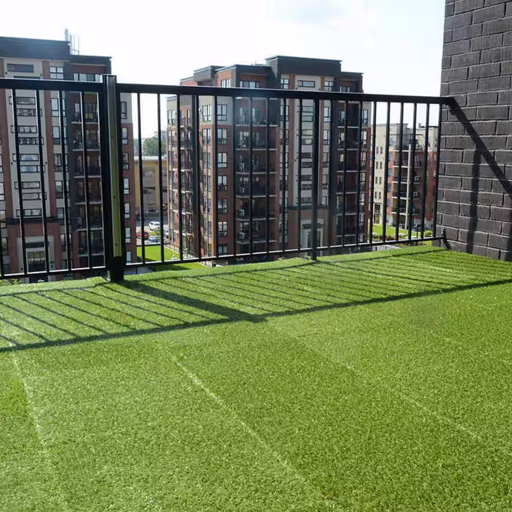 Technoflex 19 in. x 19 in. Artificial Grass Tile (8-Pack)