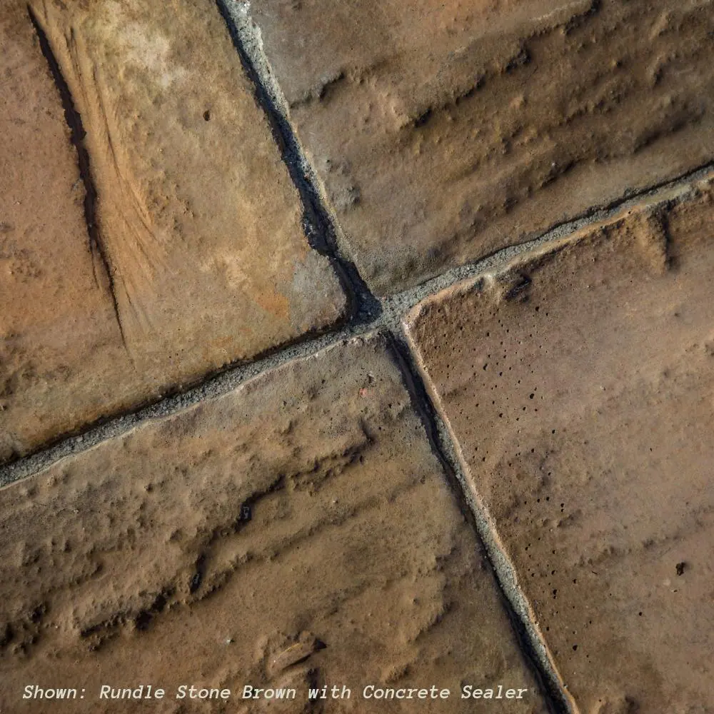Natural Concrete Products Co 72 sq. ft. Concrete Rundle Stone Brown Paver Kit