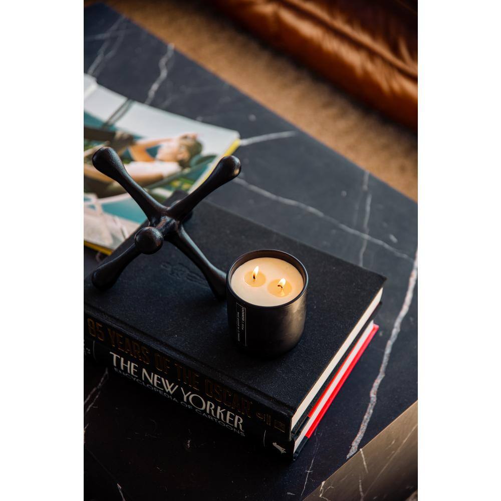 None Birch and Pepper Matte Black Candle 12 oz