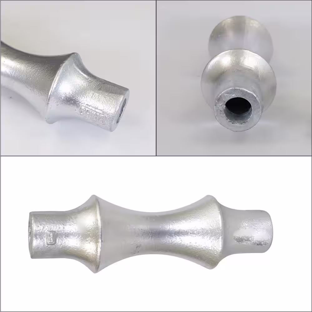 The Plumber's Choice 4 in. Galvanized Steel Hot Dipped Pipe Roller Replacement (5-Pack)
