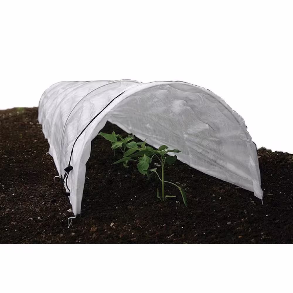 Bosmere English Garden 17-3/4 in. x 118 in. Fleece Grow Tunnel and Plant Protection Row Cover