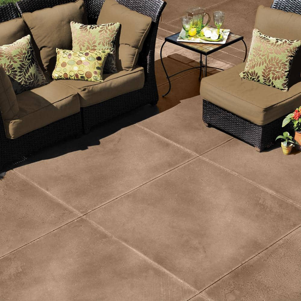 BEHR PREMIUM 1 gal. #DCS-800 Old Adobe Semi-Transparent Flat Interior/Exterior Decorative Concrete Stain