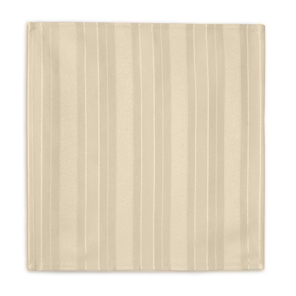 Elrene 17 in. W x 17 in. L Elrene Denley Stripe Damask Fabric Napkins (Set of 4)