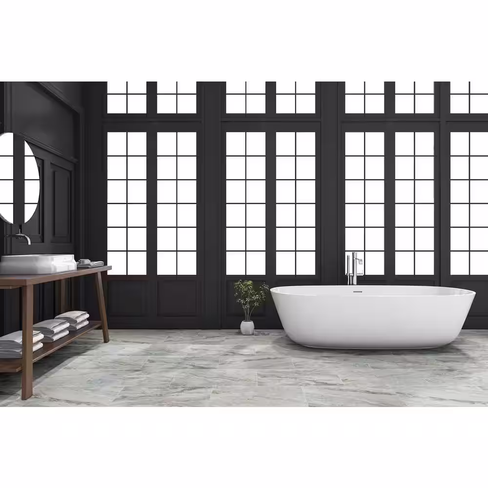 MSI Fantasy Brown 12 in. x 24 in. Polished Marble Stone Look Floor and Wall Tile (10 sq. ft./Case)