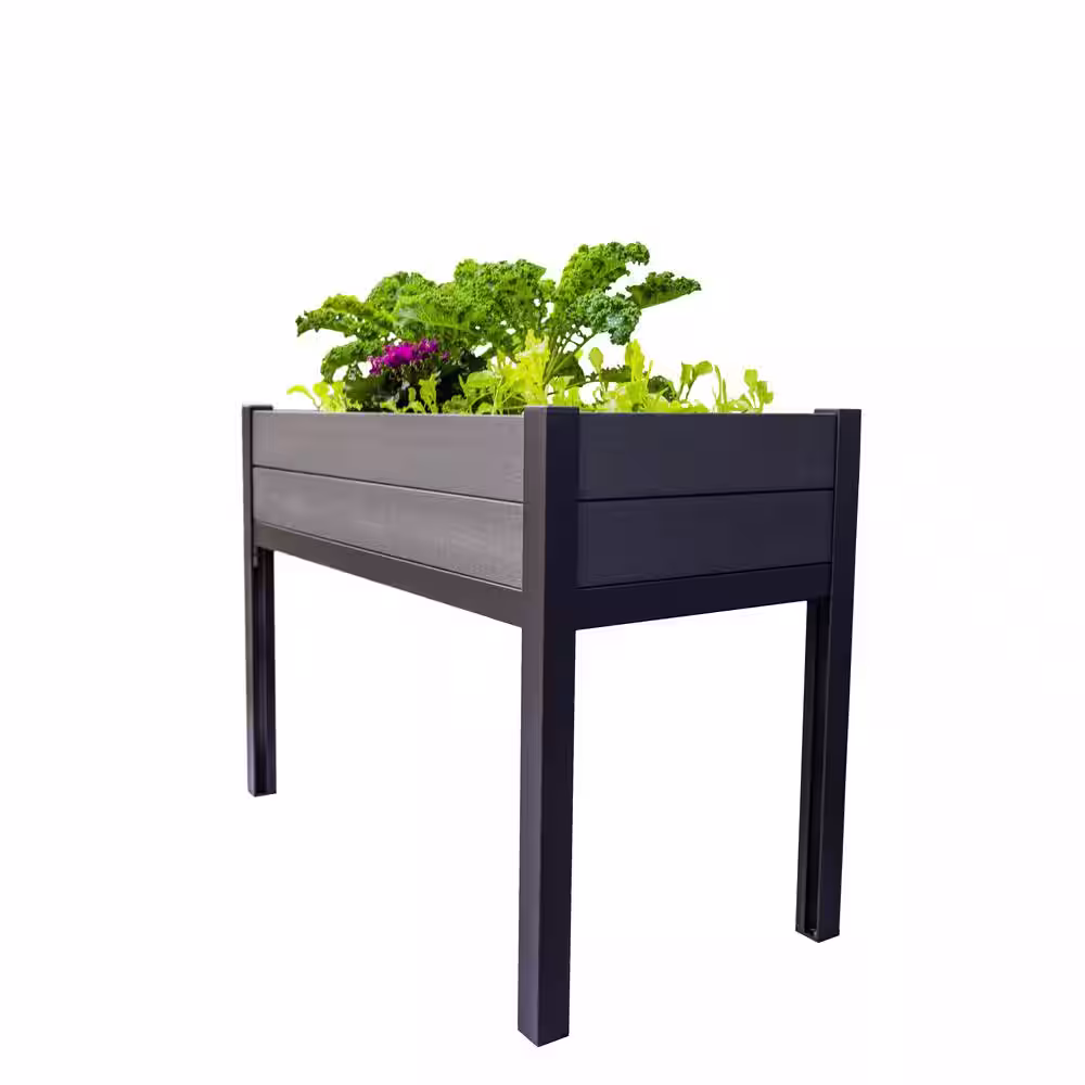 Frame It All The Elevated Escape 24in x 48in x 34.5in Elevated Garden Bed