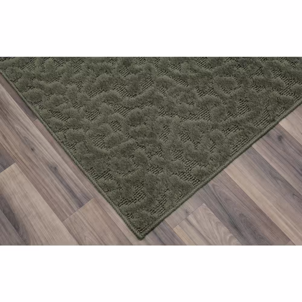 Garland Rug Ivy Sage 3 ft. x 12 ft. Runner Rug