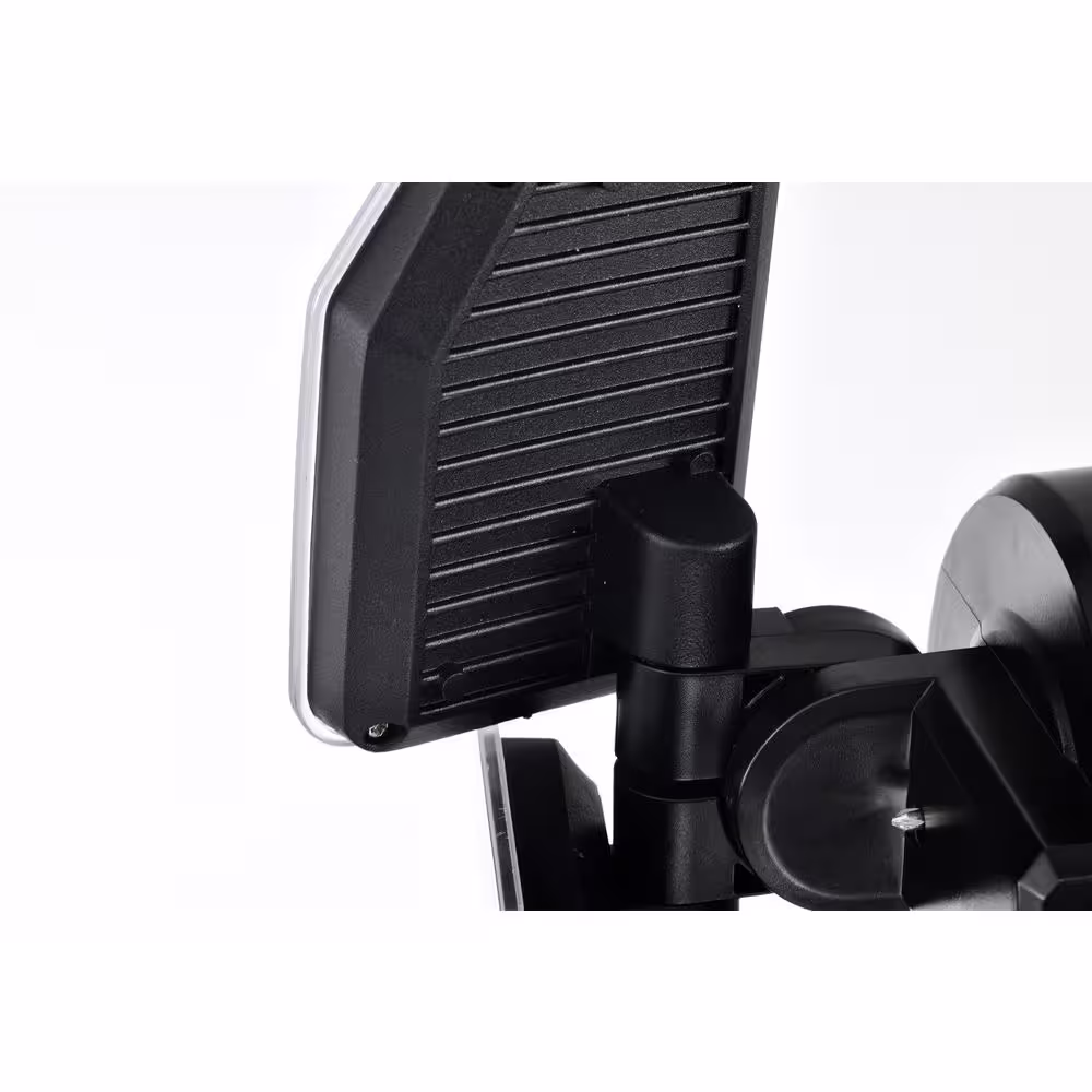 AWSENS 2-Light Black Outdoor Integrated LED Wall or Eave Mount Flood Light
