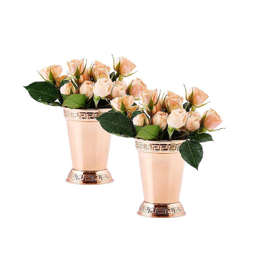 Old Dutch 12 oz. Mint Julep Cup in Solid Copper (Set of 2)