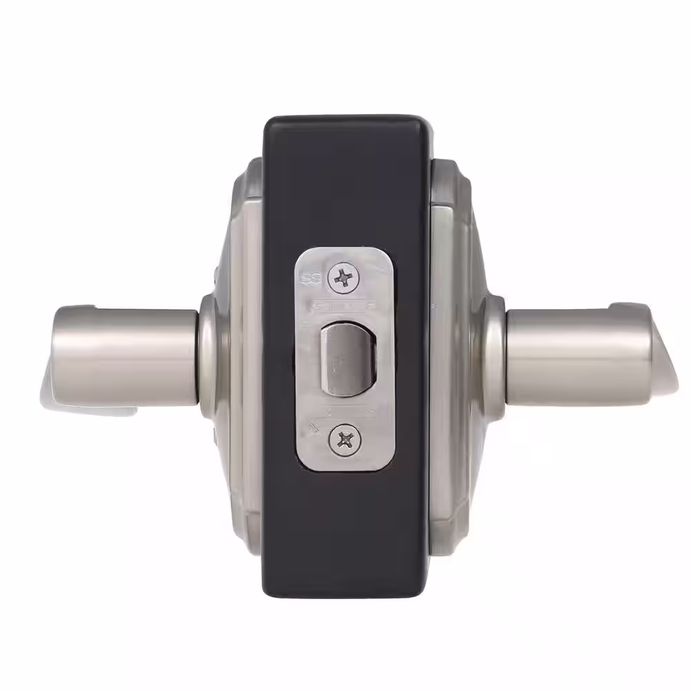 Schlage Accent Satin Nickel Passage Hall/Closet Door Handle with Camelot Trim