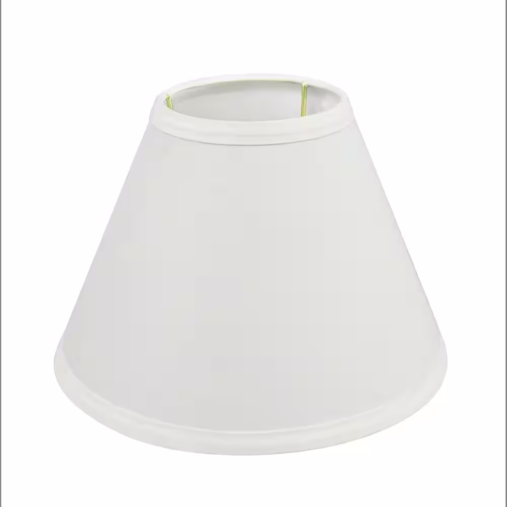 Aspen Creative Corporation 9 in. x 6-1/2 in. Off White Hardback Empire Lamp Shade