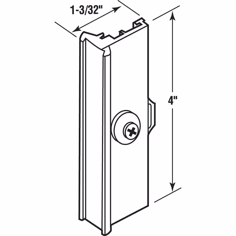 Prime-Line Aluminum Sliding Window Lock with Pull Latch