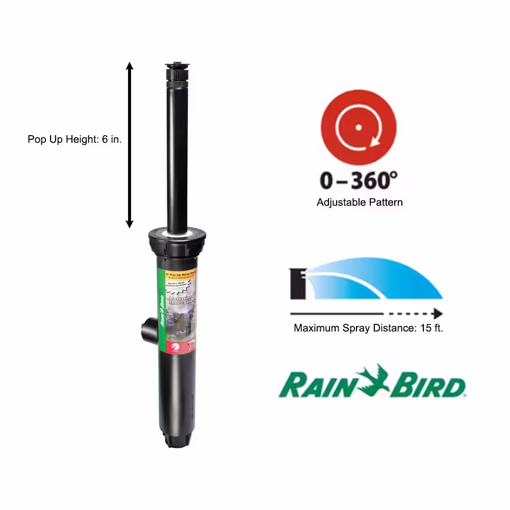 Rain Bird 1806AP Adjustable Pattern 6 in. Pop-up Spray Head