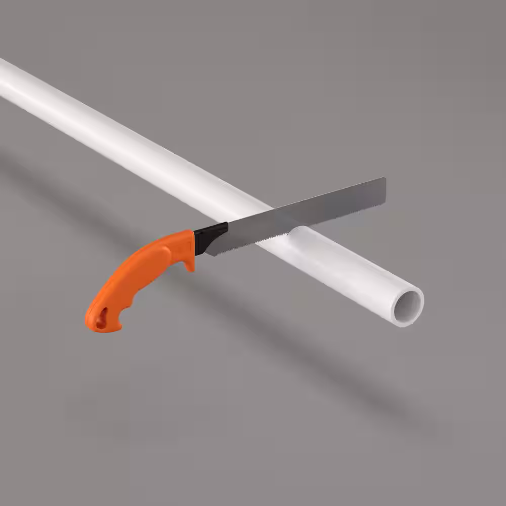 JONES STEPHENS E-Z Stroke 8 in. PVC Pipe Pull Saw with Plastic Handle
