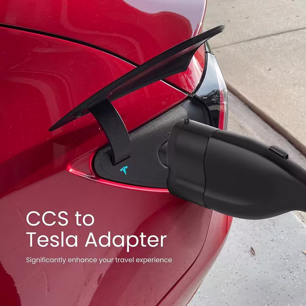 VIVOHOME 250kW 250 Amp CCS1 to Tesla Adapter Supercharger for Tesla Model 3, Y, X, S Compatible with Level 3 Charging Stations