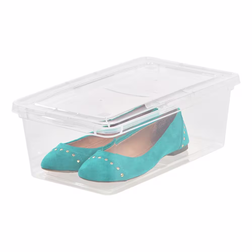 IRIS 6-Qt. Storage Box in Clear