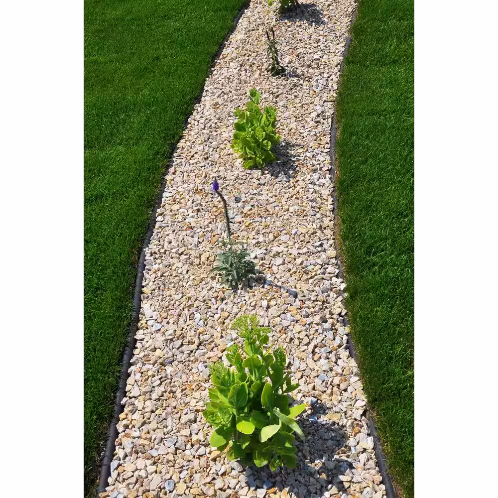 Master Mark 20 ft. x 6 in. Black DeepEdge Plastic Coiled Edging