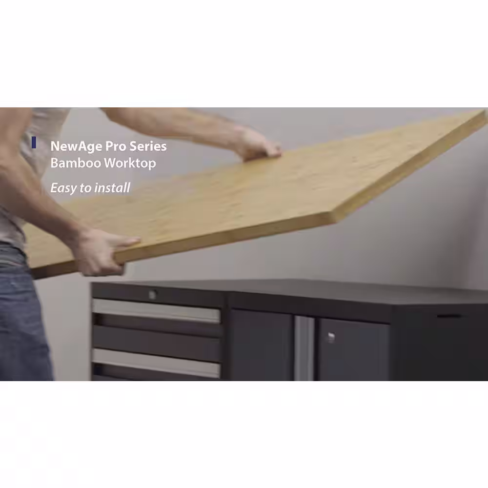 NewAge Products Pro Series 4.7 ft. Bamboo Workbench Top