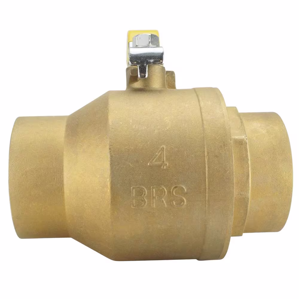 Apollo 4 in. Lead Free Brass SWT x SWT Ball Valve