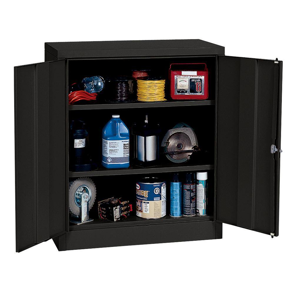 Muscle Rack Steel Freestanding Garage Cabinet in Black (36 in. W x 42 in. H x 18 in. D)