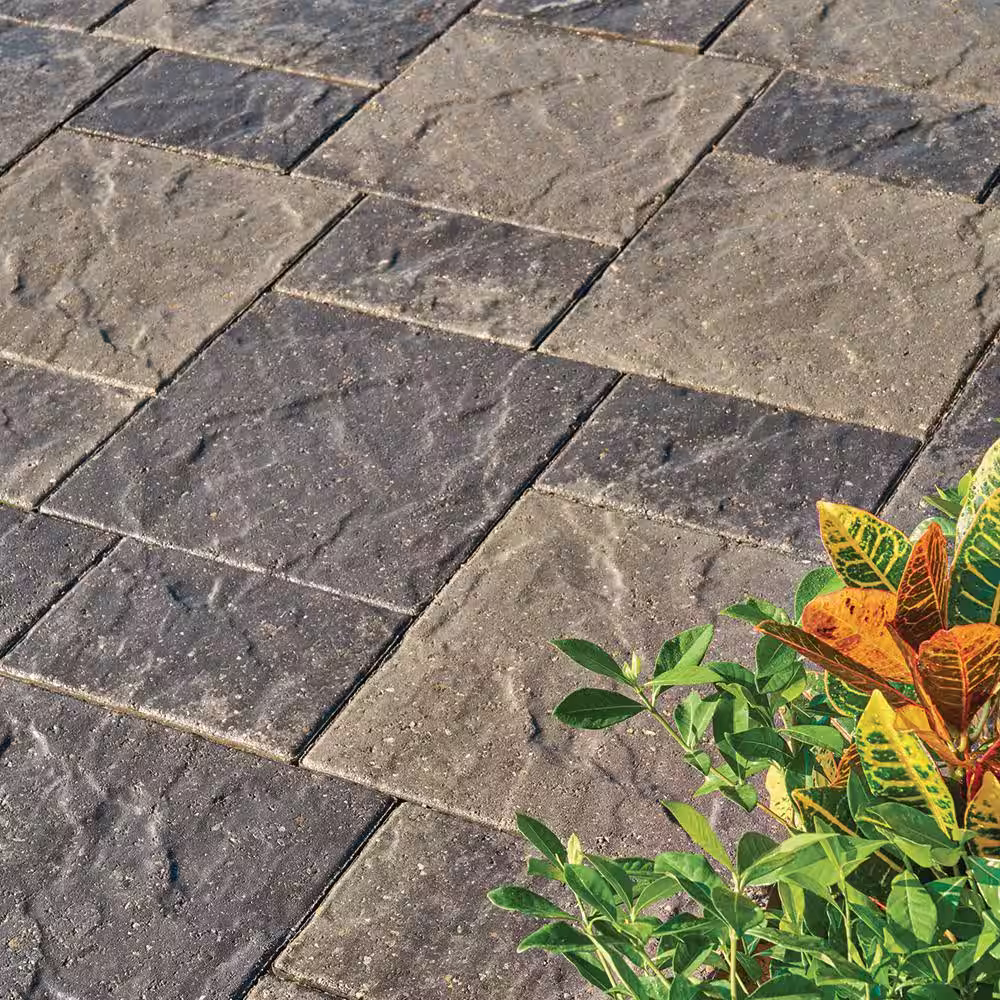 Pavestone Taverna 11.81 in. L x 7.87 in. W x 1.97 in. H Antique Pewter Concrete Paver (192-Pieces/124 sq. ft./Pallet)
