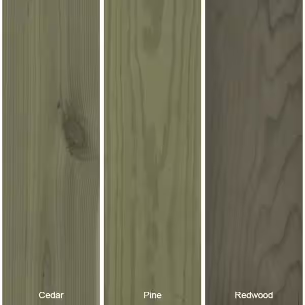 BEHR PREMIUM 1 gal. #ST-126 Woodland Green Semi-Transparent Waterproofing Exterior Wood Stain and Sealer
