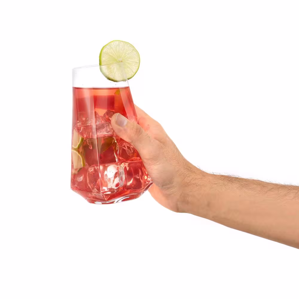 JoyJolt Infiniti 18 oz. Highball Glasses (Set of 4)