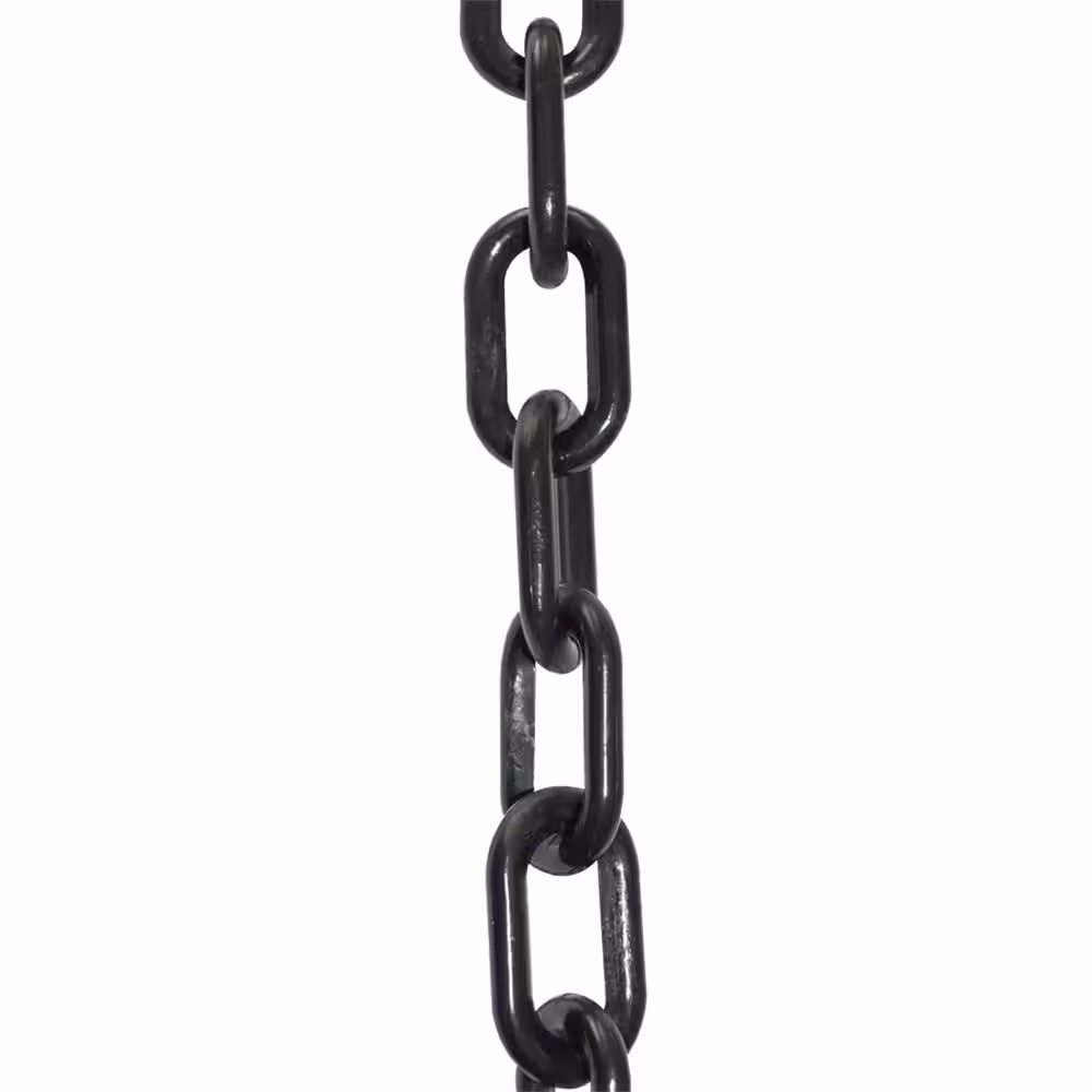 Mr. Chain 2 in. x 100 ft. Black Plastic Chain