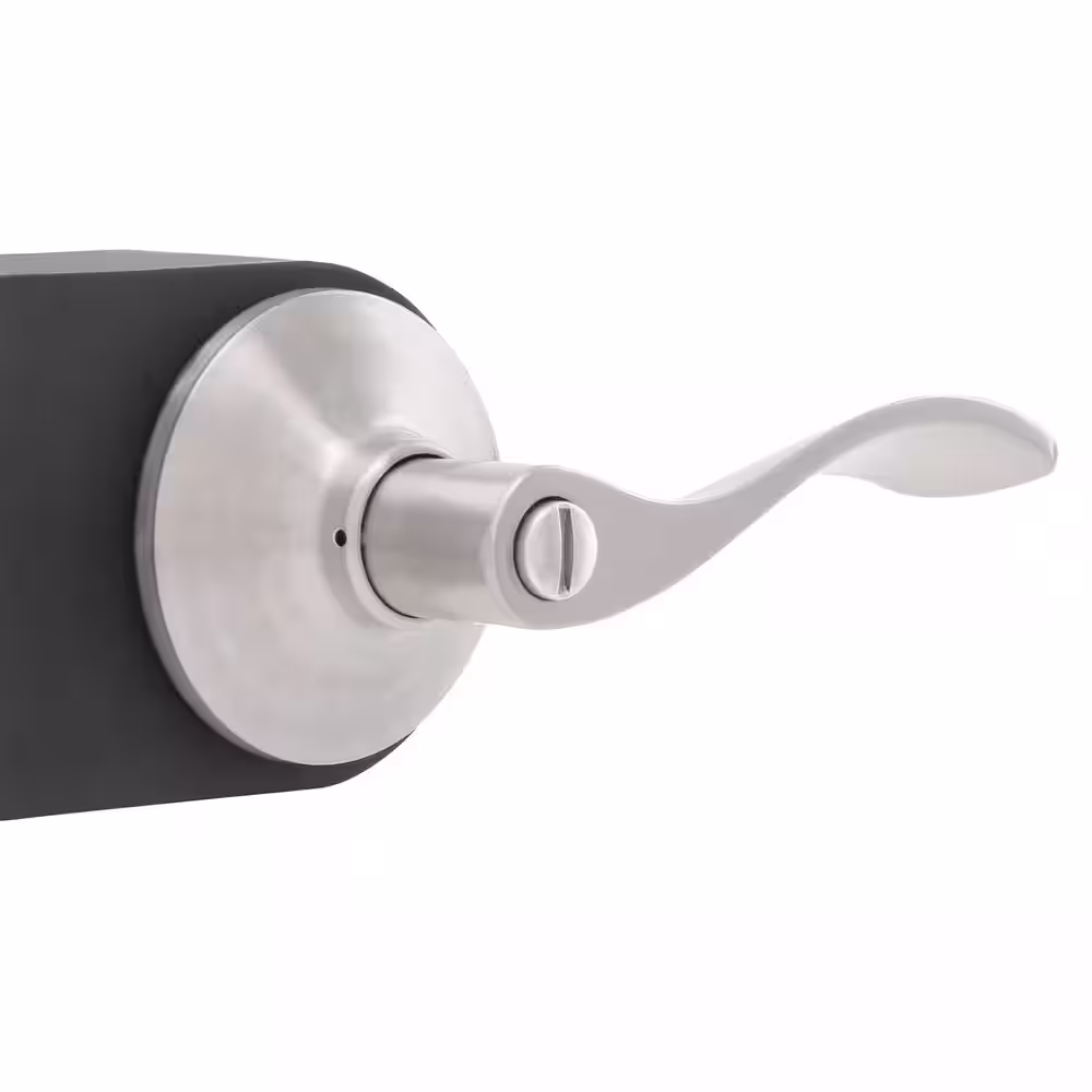 Defiant Zacoti Satin Nickel Bed/Bath Door Handle