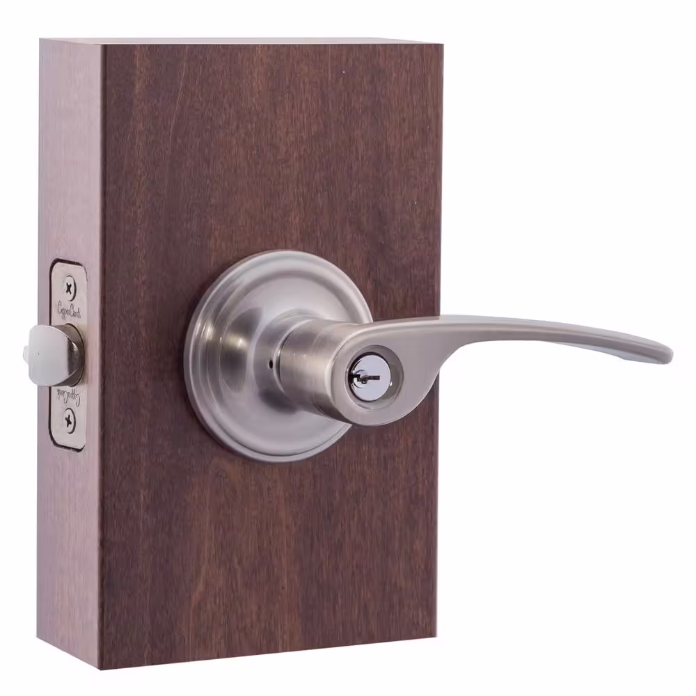 Copper Creek Scandinavian Kash Satin Stainless Keyed Entry Door Handle