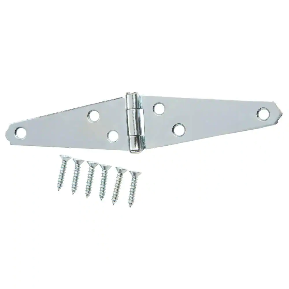 Everbilt 3 in. Zinc-Plated Strap Hinge (2-Pack)