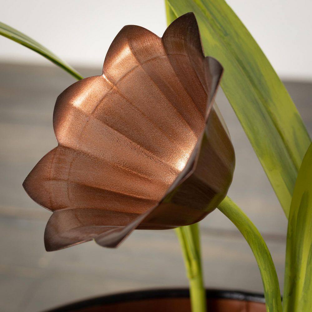 SULLIVANS 30 in. Copper Cala Lily Fountain