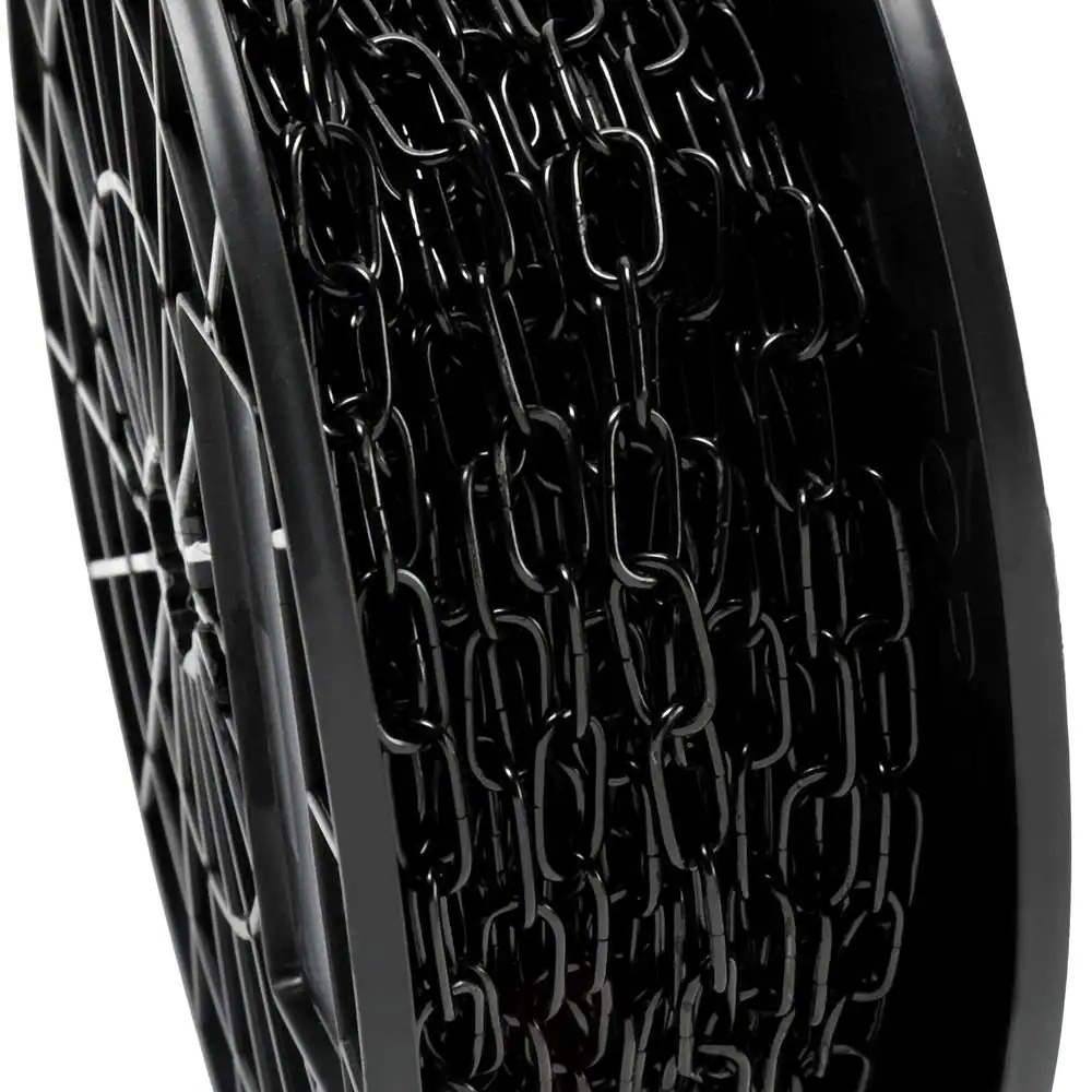 Everbilt #100 x 100 ft. Decorator Steel Chain, Black