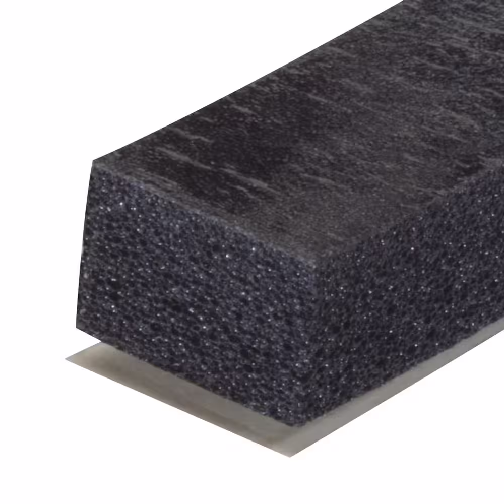 M-D Building Products 3/8 in. x 1/2 in. x 10 ft. Black Sponge Window Seal for Large Gaps