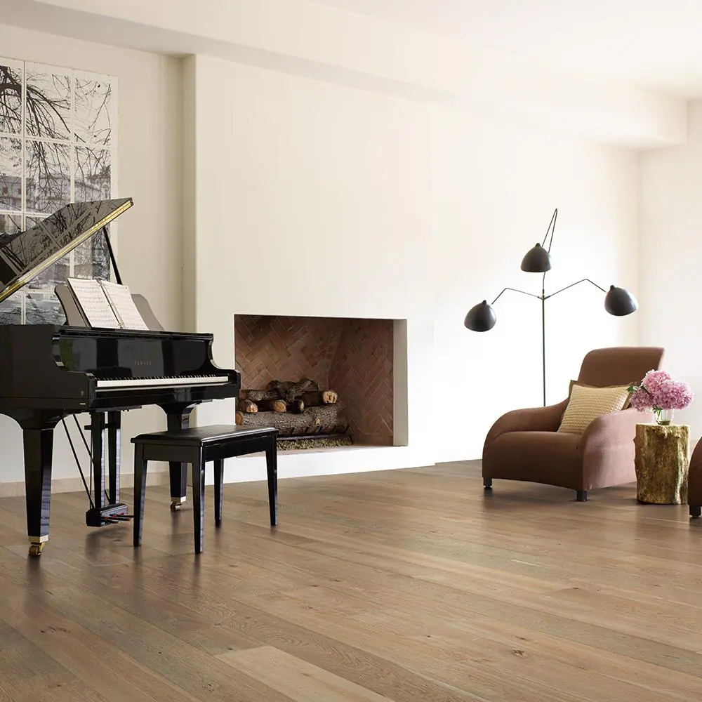 Malibu Wide Plank Roosevelt French Oak 1/2 in. T x 7.5 in. W Water Resistant Wirebrushed Engineered Hardwood Flooring (23.3 sq. ft./case)
