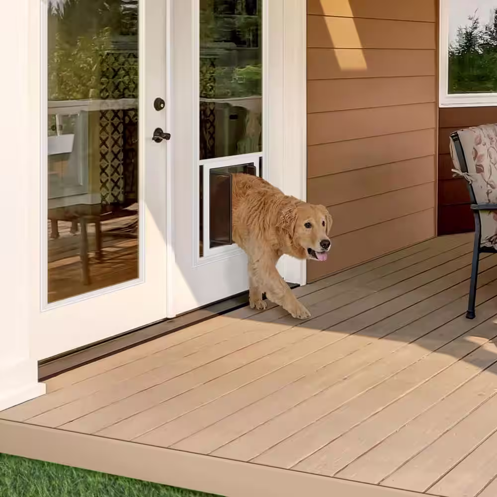 None PlexiDor Dog Door 22 in. x 66 in. Clear Glass Insert for 30 in. x 80 in. or 60 in. x 80 in. French Doors
