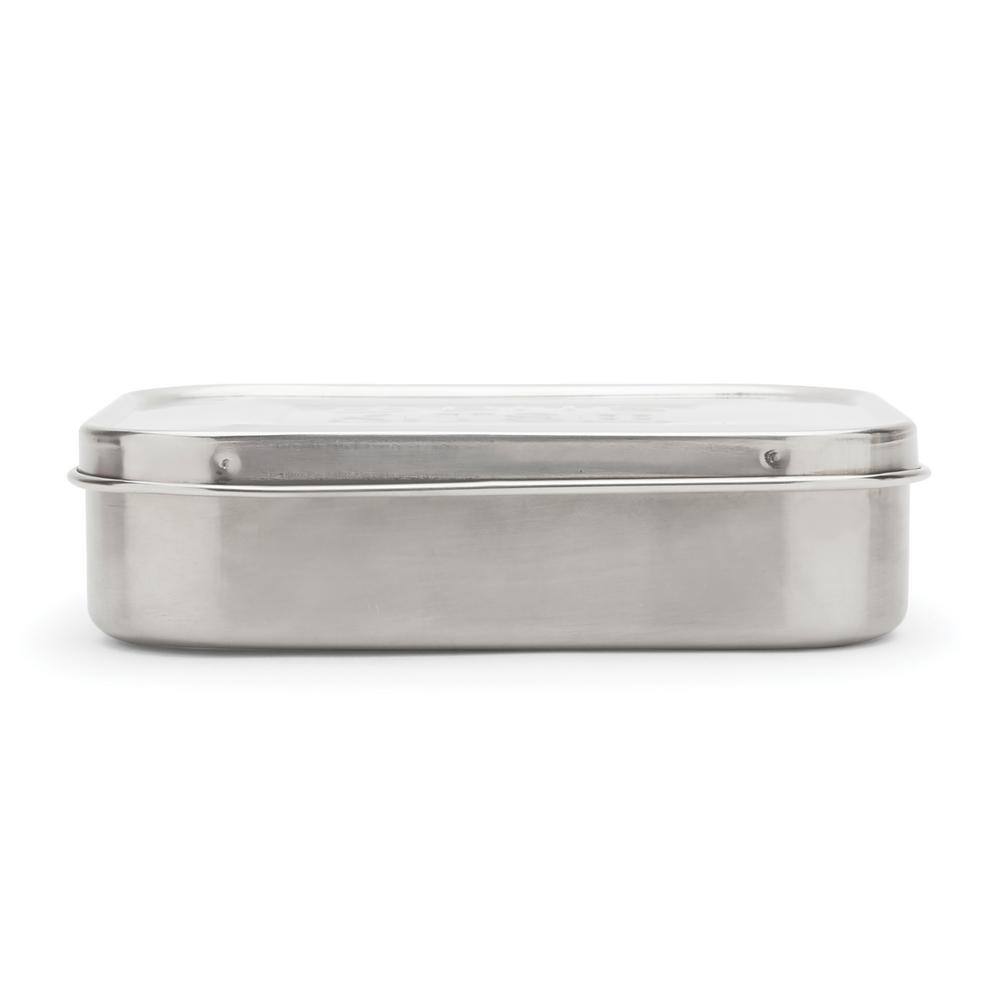 None Stainless Steel Kids' Bento Box, 4-Partitions