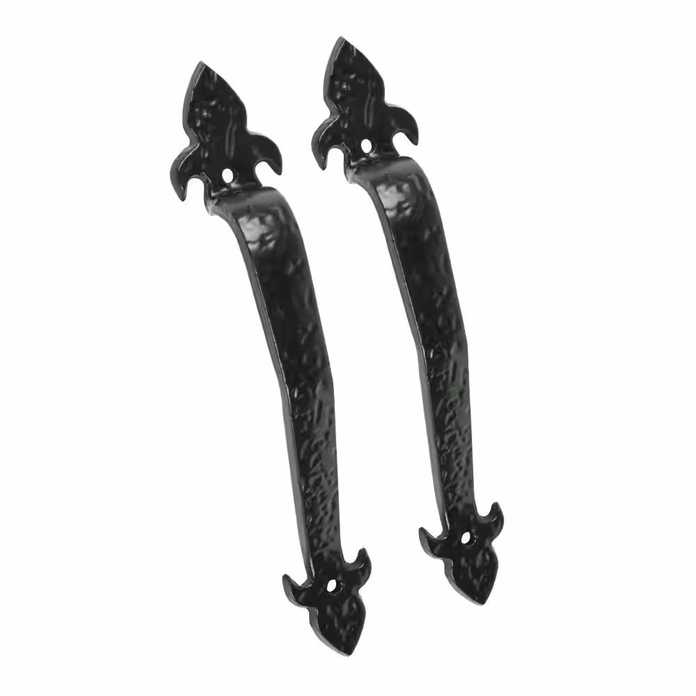Everbilt Premium Decorative Black Garage Door Hardware Kit