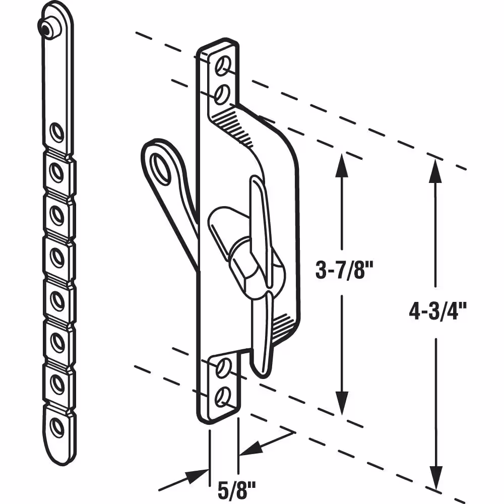 Prime-Line Universal Aluminum Louver Operator