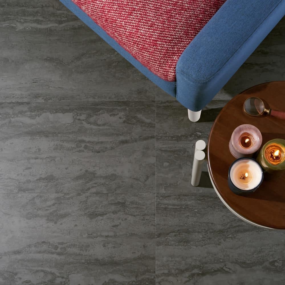 Ivy Hill Tile Elmdale Night 28MIL x 12 in. W x 24 in. L Glue Down Waterproof Luxury Vinyl Plank Flooring (20 sqft/case)