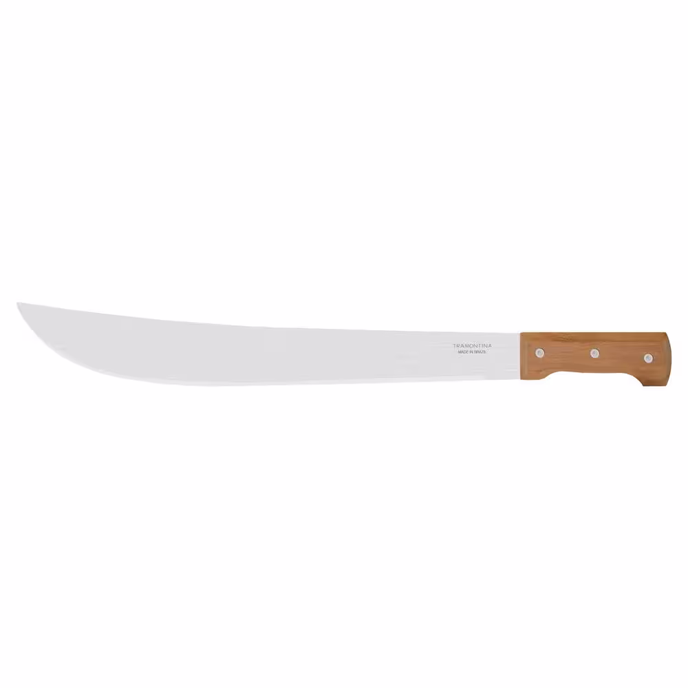 Tramontina 18 in. 6-Piece Machete with Carbon Steel Blade and Wood Handle with Nylon Sheath