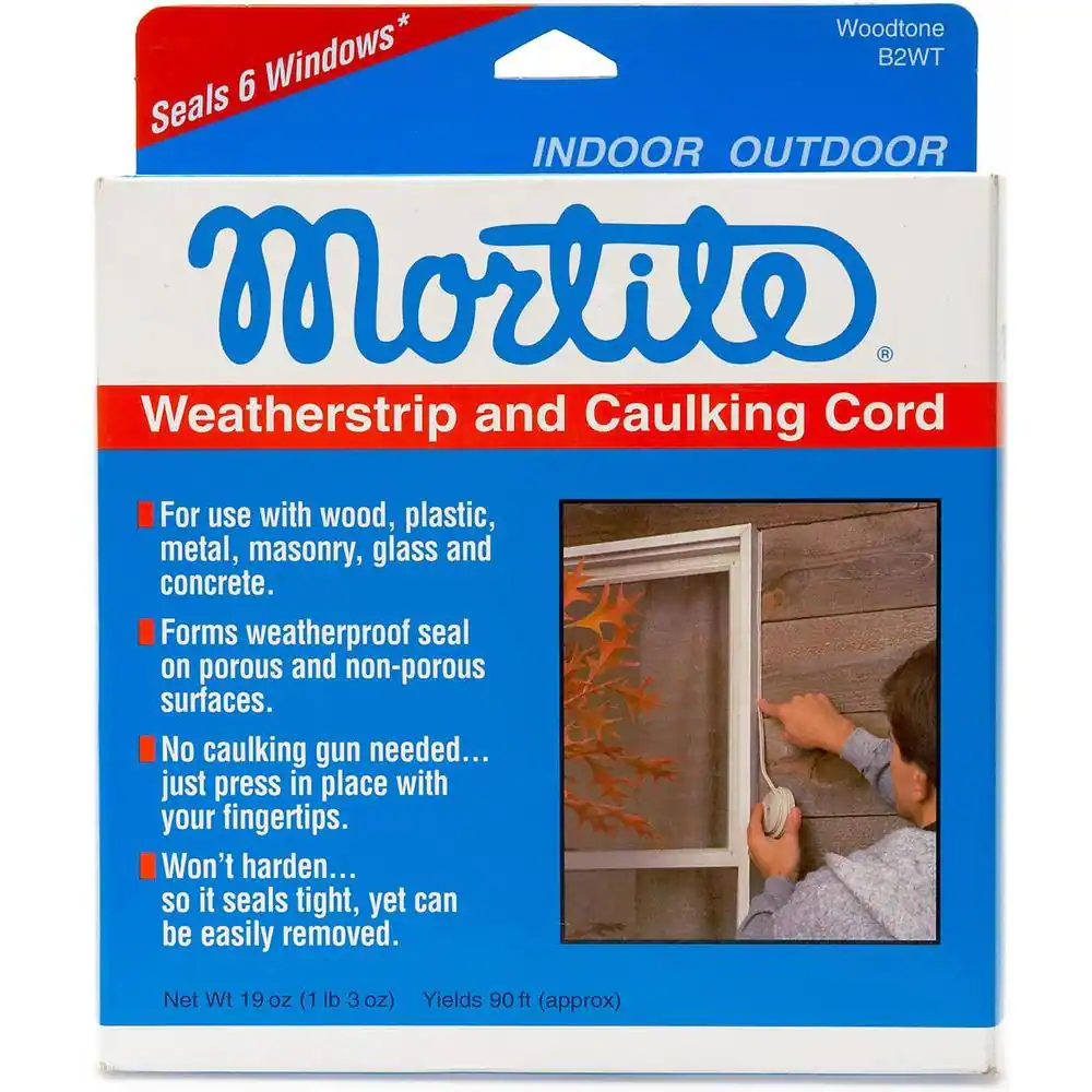 Frost King 1/8 in. x 90 ft. Rope Caulk Wood Tone