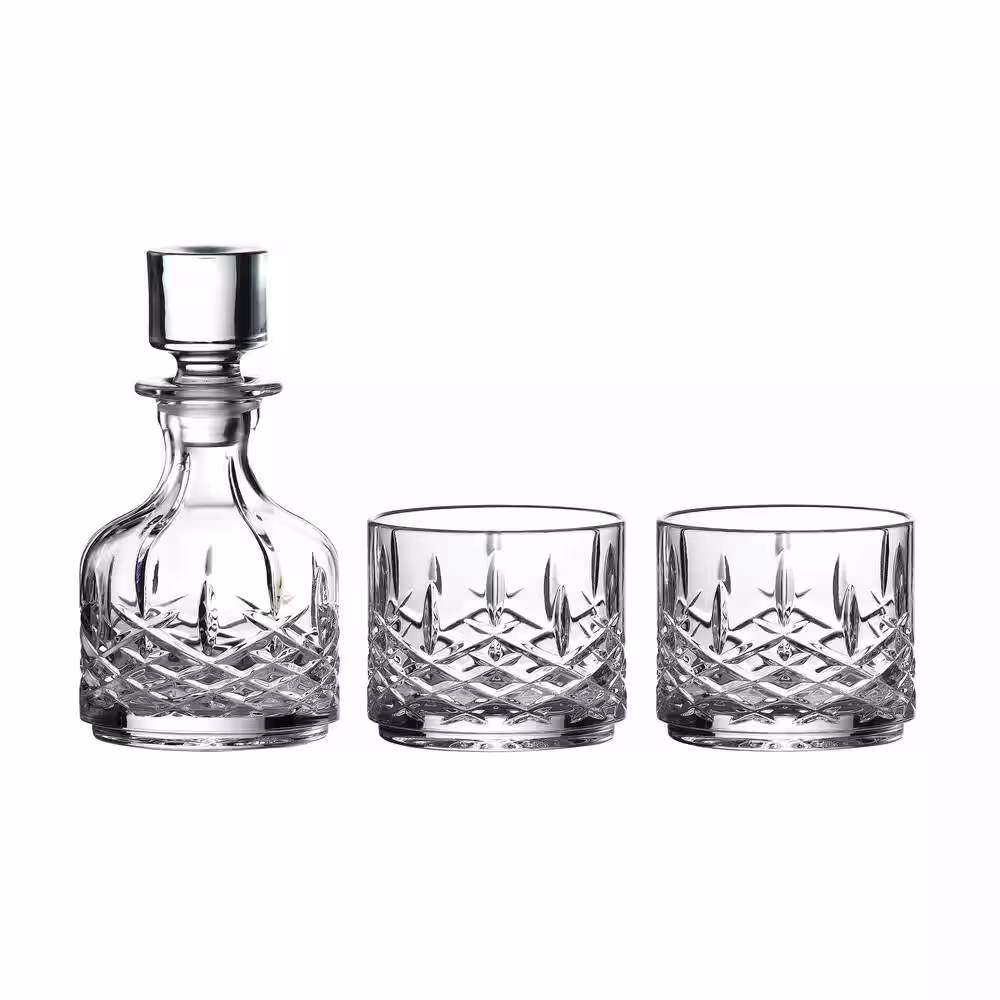 Marquis by Waterford Crystal Glasses 11 oz. and Decanter 12 oz. Markham 3-Piece Set (Set of 2)